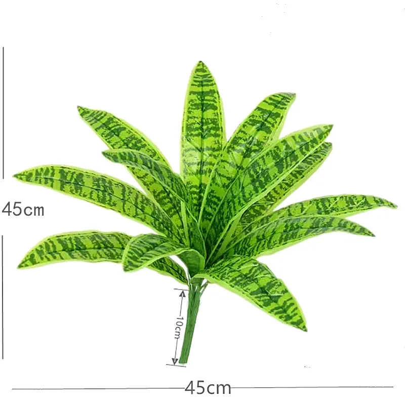 Artificial Green Palm Tree Arrangement - Desktop Home and Office Decor