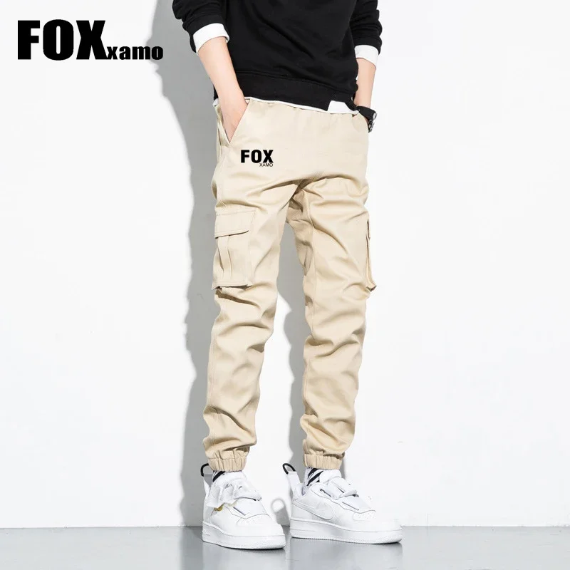 Fox Xamo 전술 위장 조거, 야외 립스톱 카고 바지, 작업복, 하이킹 사이클링 전투 바지, 남성용 스트리트웨어