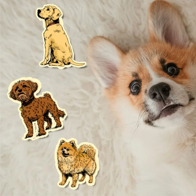 1pc Comic Dog Clear Stamps for DIY Scrapbooking Interesting Dog Silicone Stamp Seals Cartoon Transparent Stamps 6.3&times;4.33inch clear stamps,clear rubber stamps