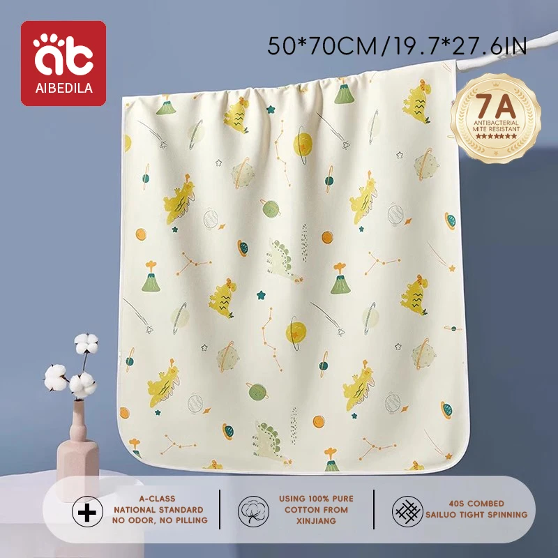 Waterproof Washable Breathable Toddler Mattress Protector with Cute Cartoon Design