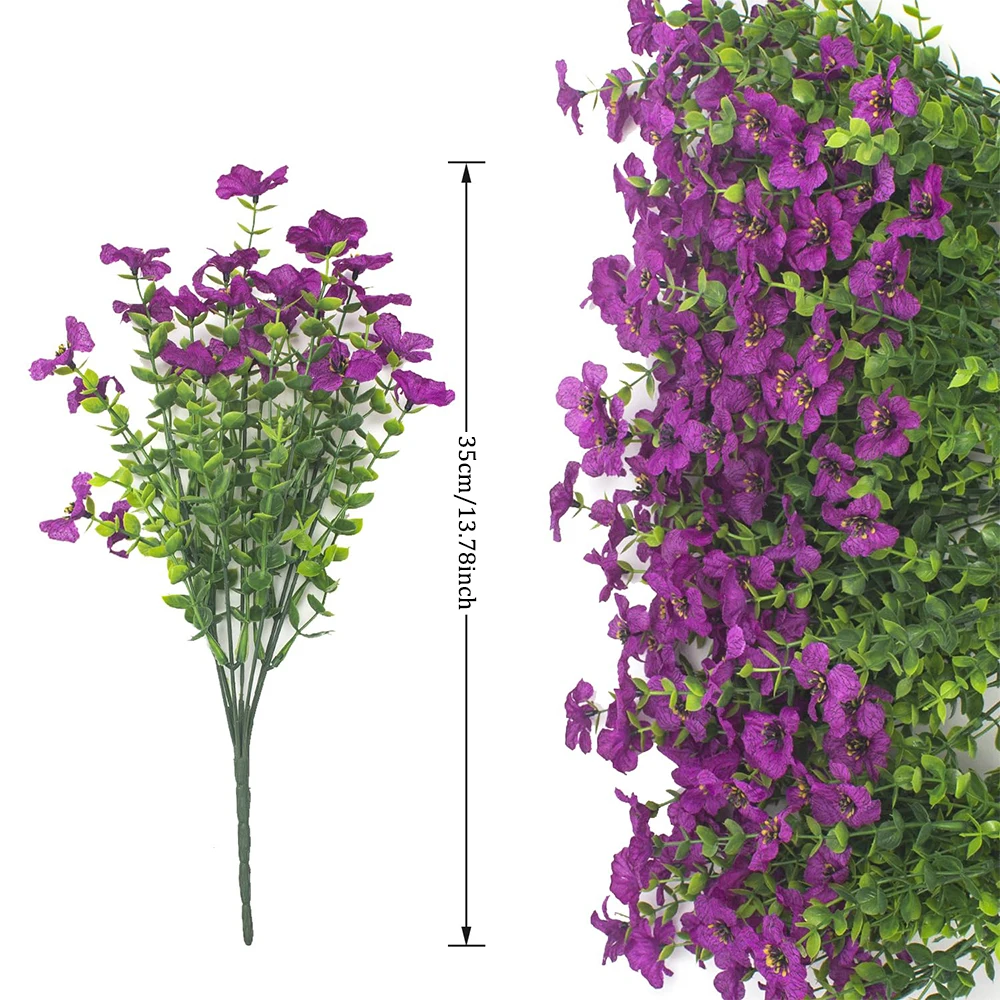 Vibrant 35cm UV-Resistant Artificial Daisy Flowers for Outdoor and Home Decor