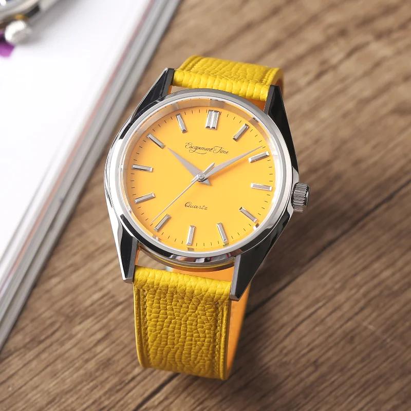 Escape Time Quartz Watch Vh31 Movement Minimalist Design Men's Watch ...