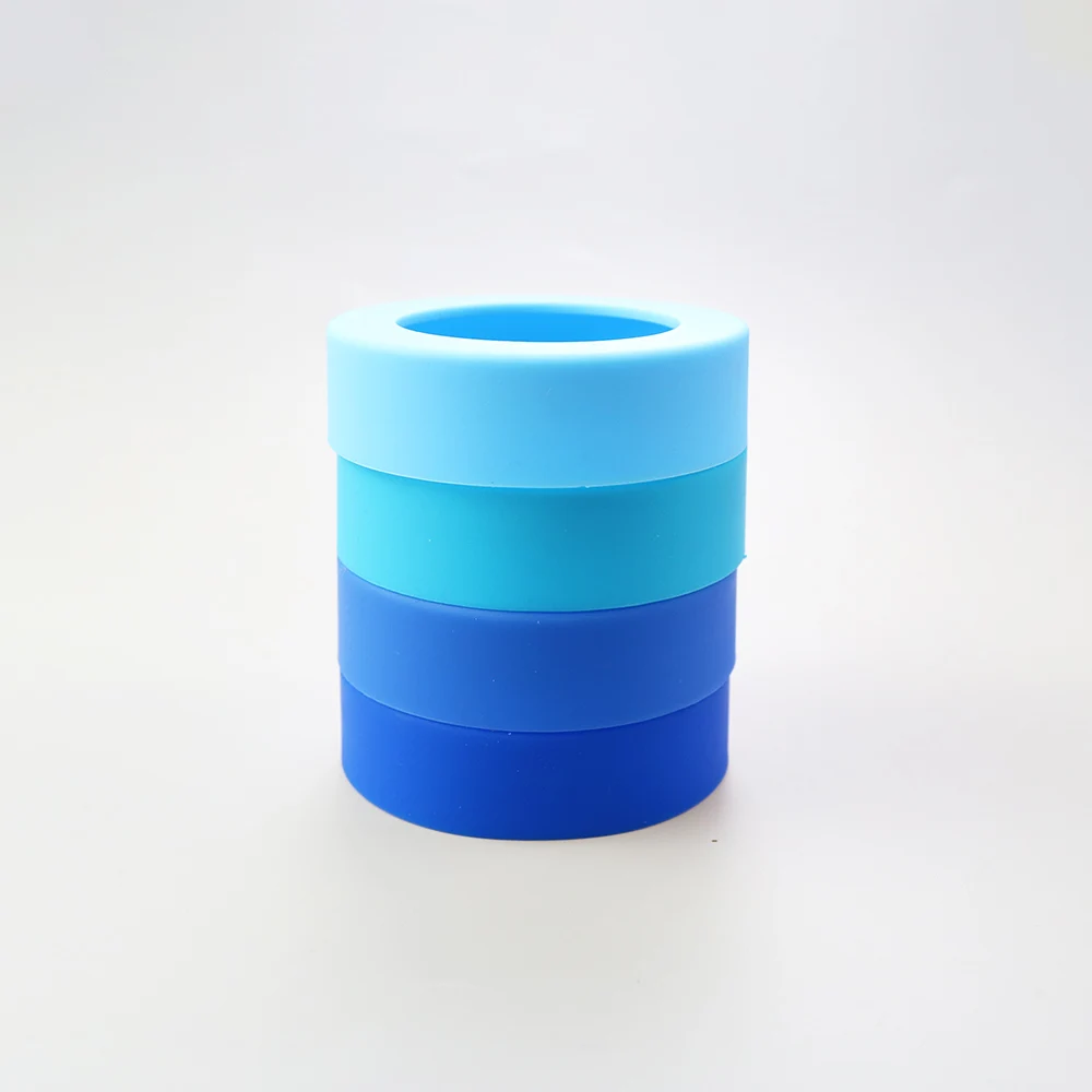 28 Farben 6,0 cm Silikon-Cup-Bodenabdeckung 60 mm Cup-Bodenring-Untersetzer-Hülsenhülle Verschleißfeste Anti-Fall-Bodenabdeckung – Detail 11