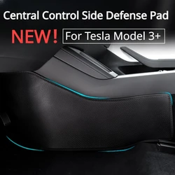 Central Control Side Defense Pads for Tesla Model 3+ Anti Kick Pad Rear Door Protective Cover New Model3 Highland 2024 Accessory