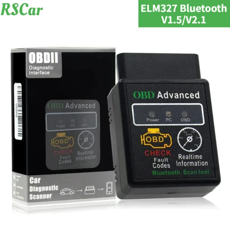 Автомобильный сканер ELM327 HHOBD OBD2 V1.5 PIC18F25K80 V2.1 автомобильный диагностический сканер ELM327 Bluetooth интерфейс работает Android Torque