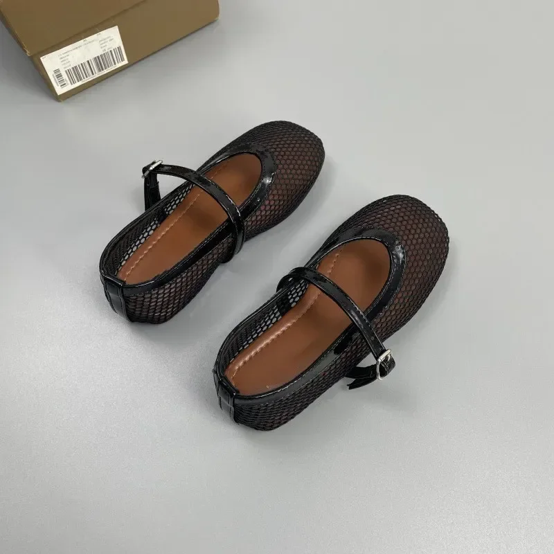 Girls Shoes Summer Toddler Kids Fashion Princess Mary Jane Dress Party Ballet Flats Children Brand Breathable Sandals Soft Sole 5