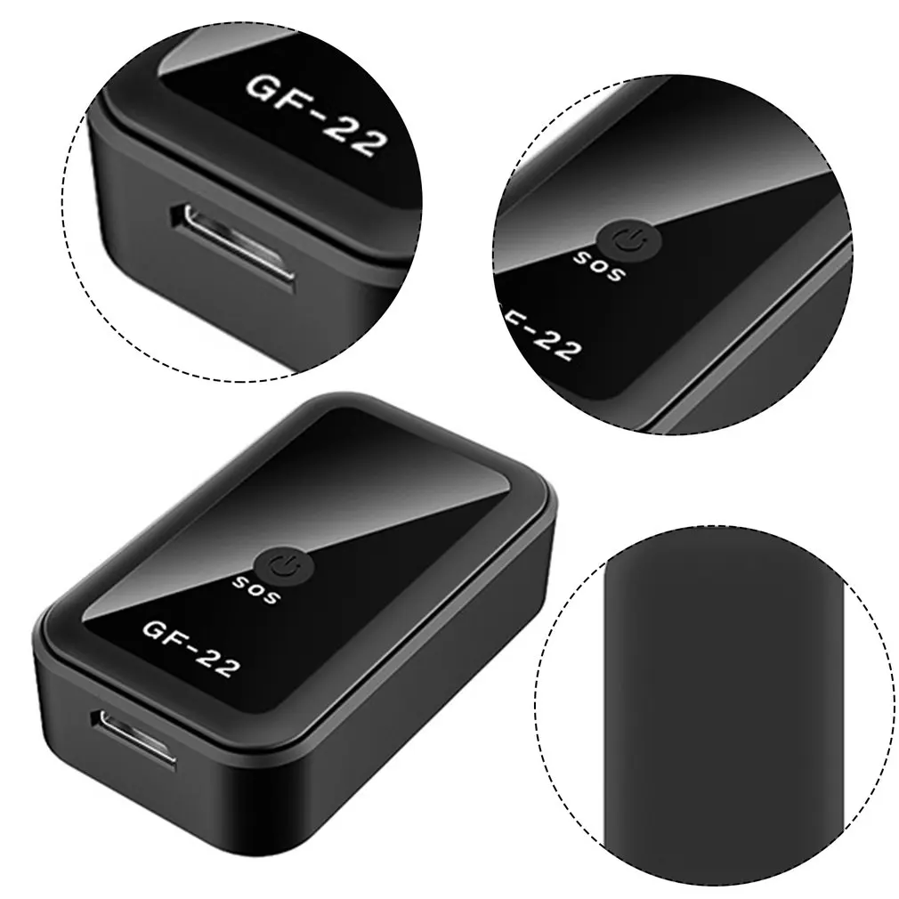 GF-22 GPS Tracker Multifunctional Tracking Anti-lost Anti-theft Alarm GPS Tracker Positioning Real Time Vehicle Truck