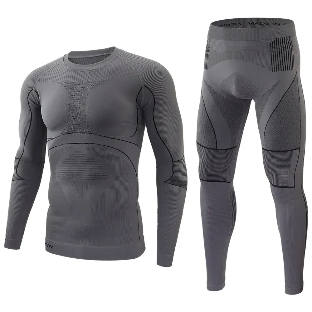 

Underwear Training Outdoor Underwear Breathable Tactical Tight Sets Thermal Men Function Seamless Sports Thermo Long Cycling