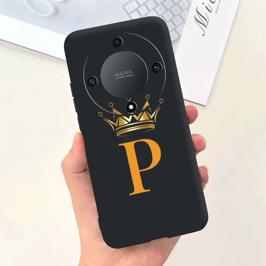 Cute Crown Letters Shockproof Soft Silicone Phone Case Cover
