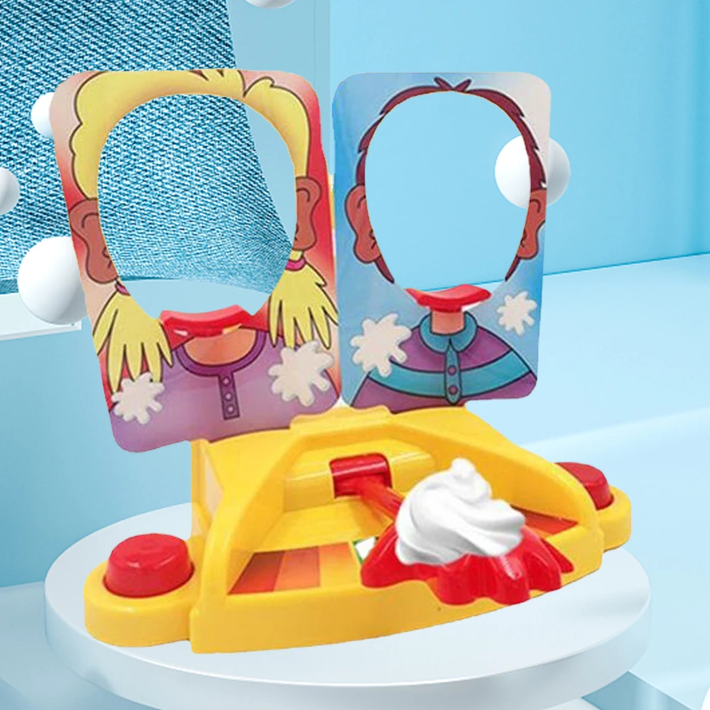 Funny Family Board Game Whipped Cream Face Pie Toy