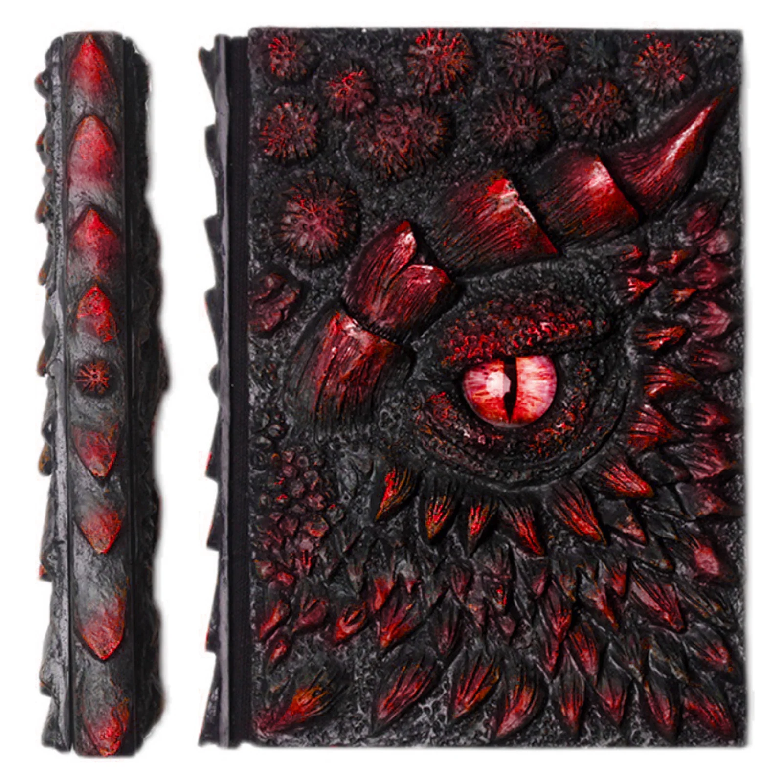 Fashion Vintage Dragon Embossed Resin Cover Travel Diary Notebook Travel Journal A5-Note Book Art 3D Relief Diary Book 1pcs