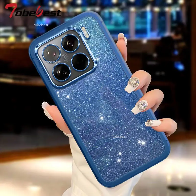 Bling Glitter Silicone Camera Protector Soft Back Case