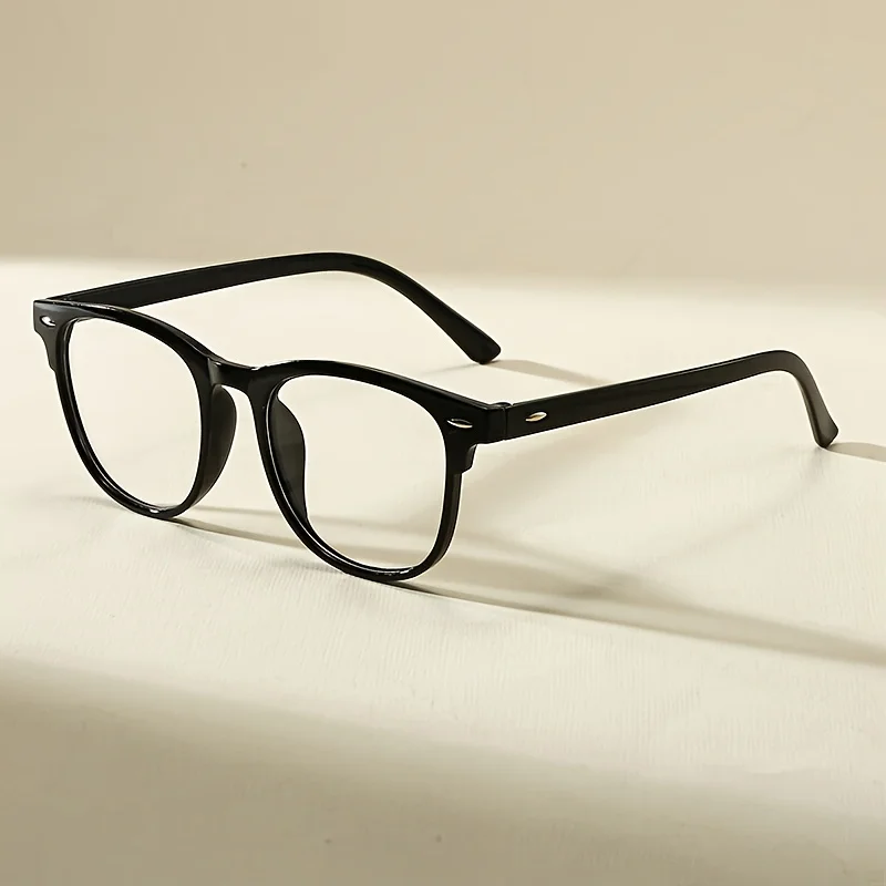 Classic Unisex Retro Fashion Glasses with Transparent Lenses
