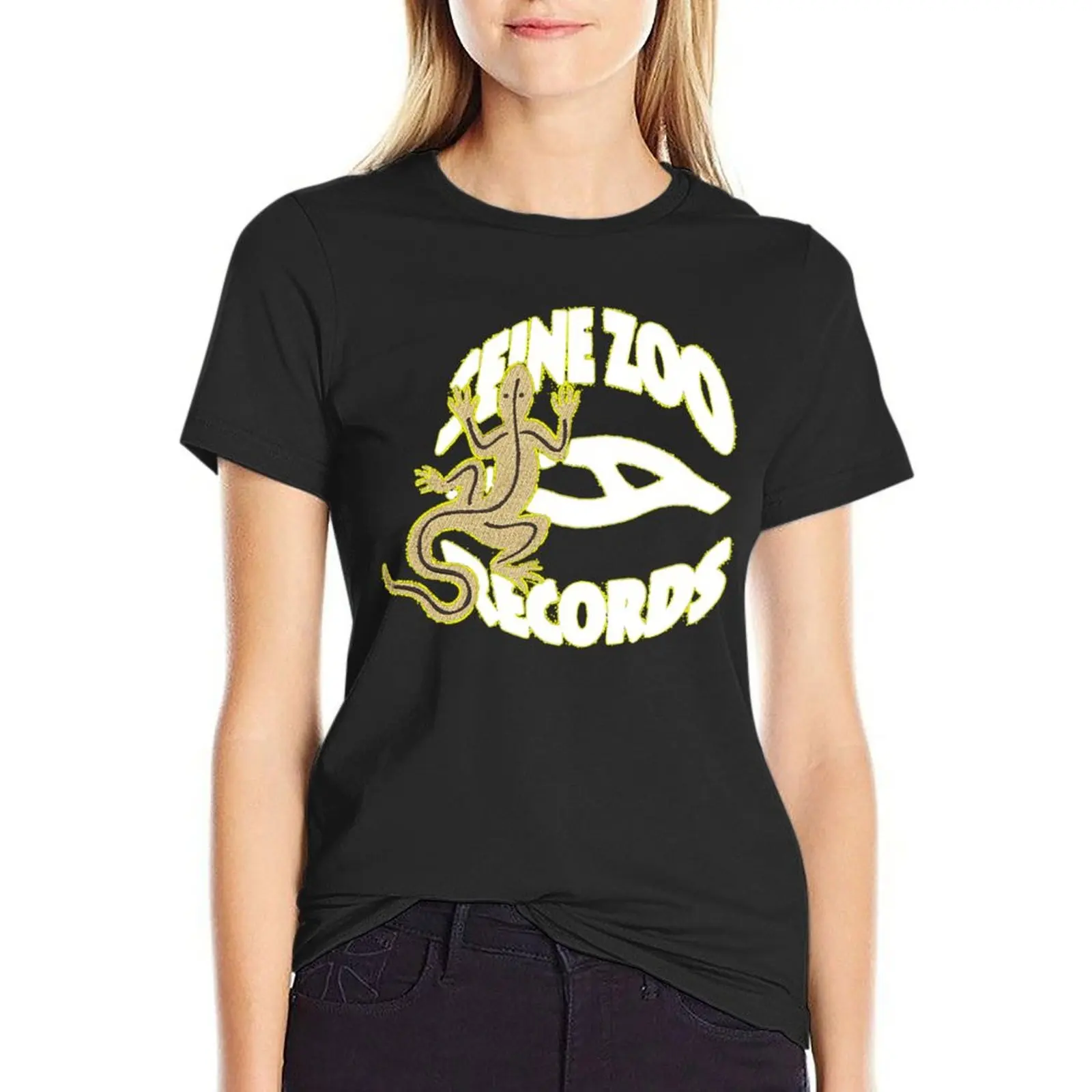 Seine Zoo Records T-Shirt Aesthetic clothing lady clothes cute clothes summer tops T-shirts for Women