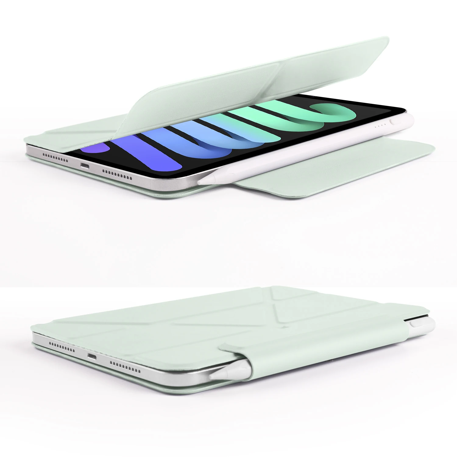 Magnetic Detachable iPad Case with Versatile Stand Design