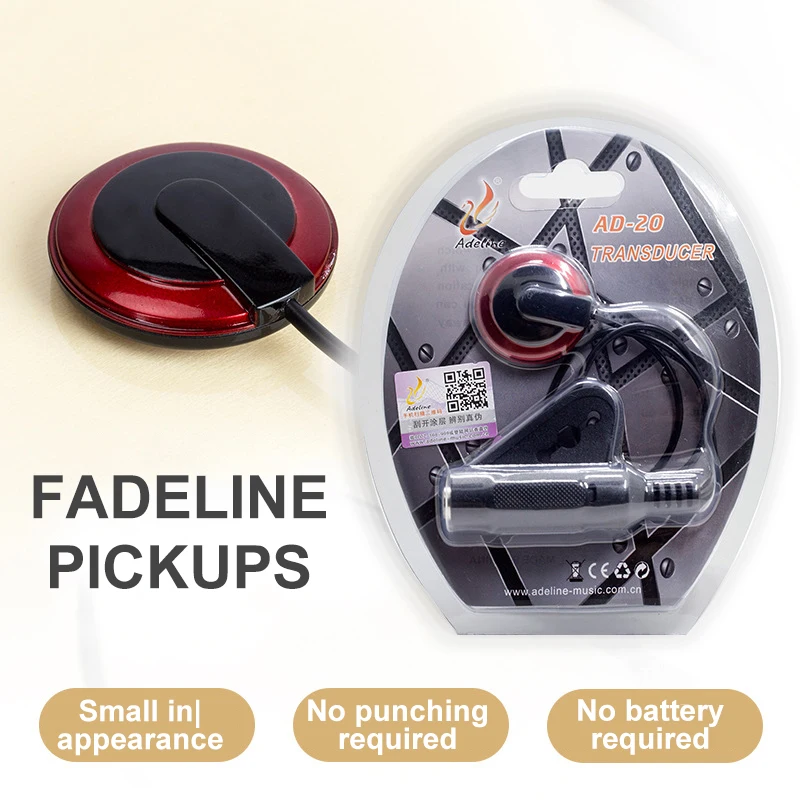 Guitar Pickup Professional Piezo Contact Microphone Pickup For Guitar Violin Banjo Mandolin Ukulel Parts Accessories
