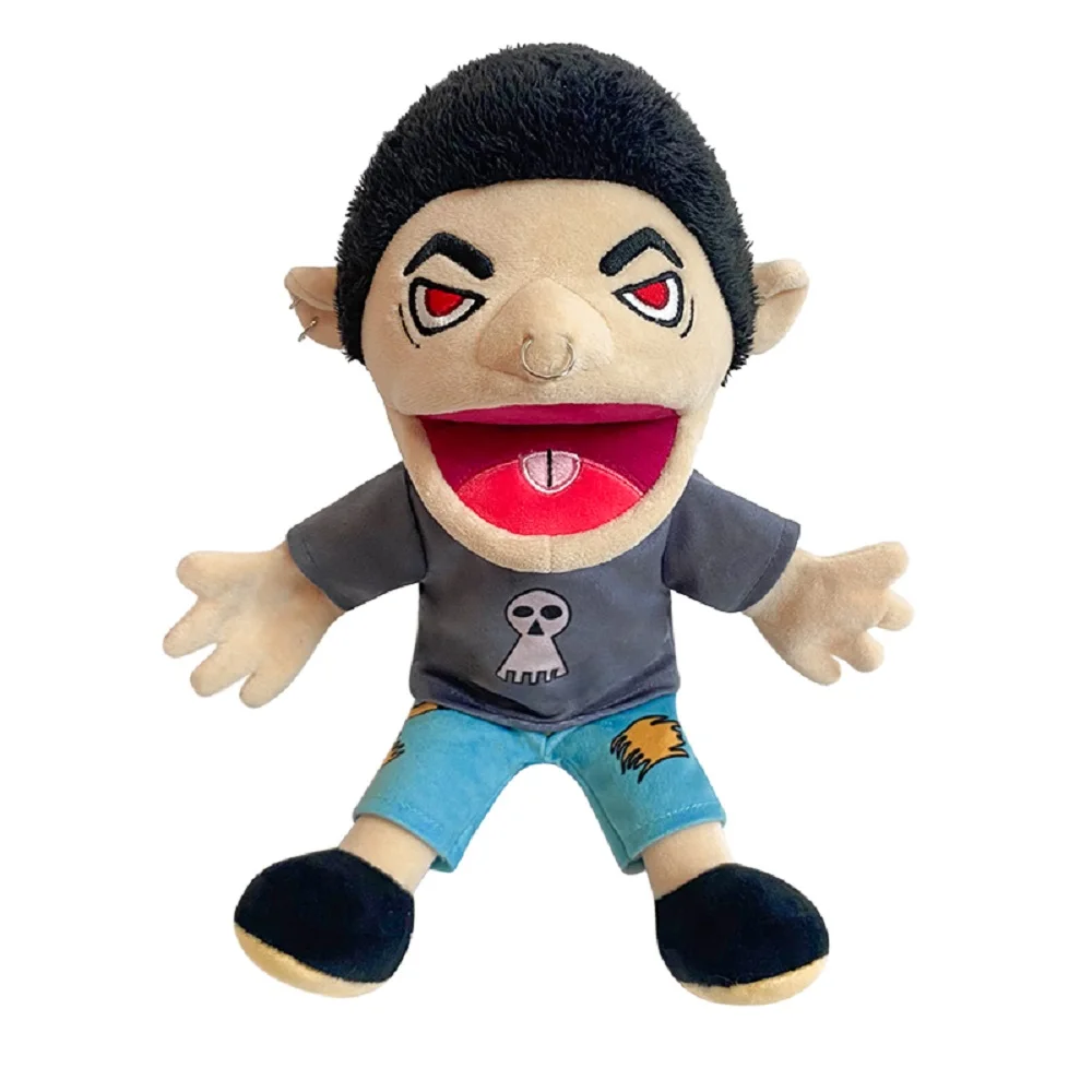 Jeff Jeff Hardy Figure Hand Puppet Marioneta De Peluche De Mano Jeffy, Peluche Cosplay Jeffy Juego De Marionetas De Mano Con Sombrero Jeffy Kagetolytai