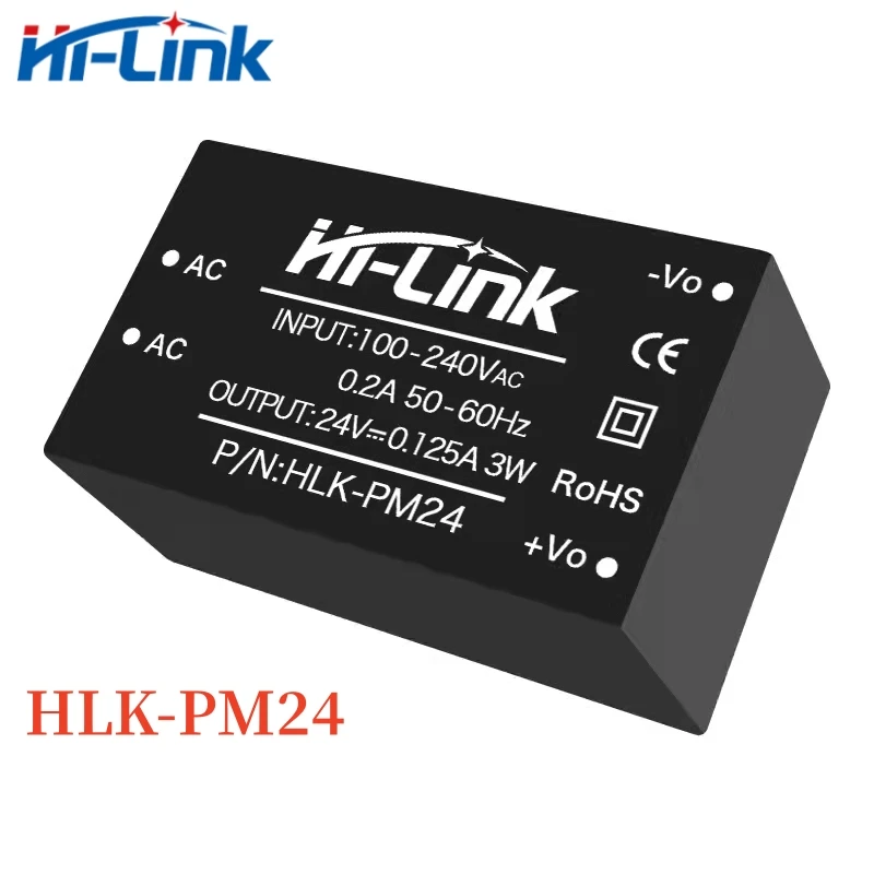 AC DC Power Supply Module HLK-PM01 HLK-PM03 HLK-PM12 HLK-PM24 220V to 5V/3.3V/12V/24v Step Down Intelligent Switch 2pcs/lot power supply switching power supply