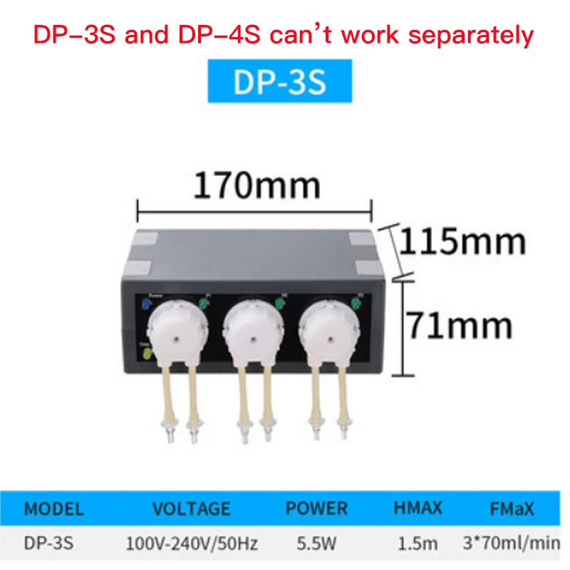 JEBAO-Auto Dosing Pump Titration DP Series Peristaltic Multi Head