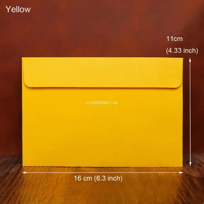 Set of 10 Pcs Retro Kraft Paper Envelope Papers Postcard Invitation Envelopes