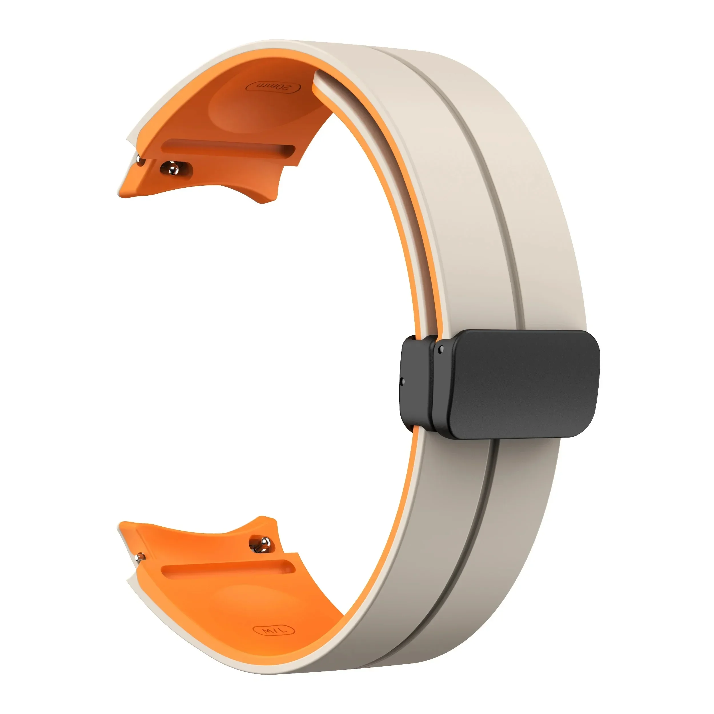 Magnetic Silicone Strap - No Gap Design Bracelet Band