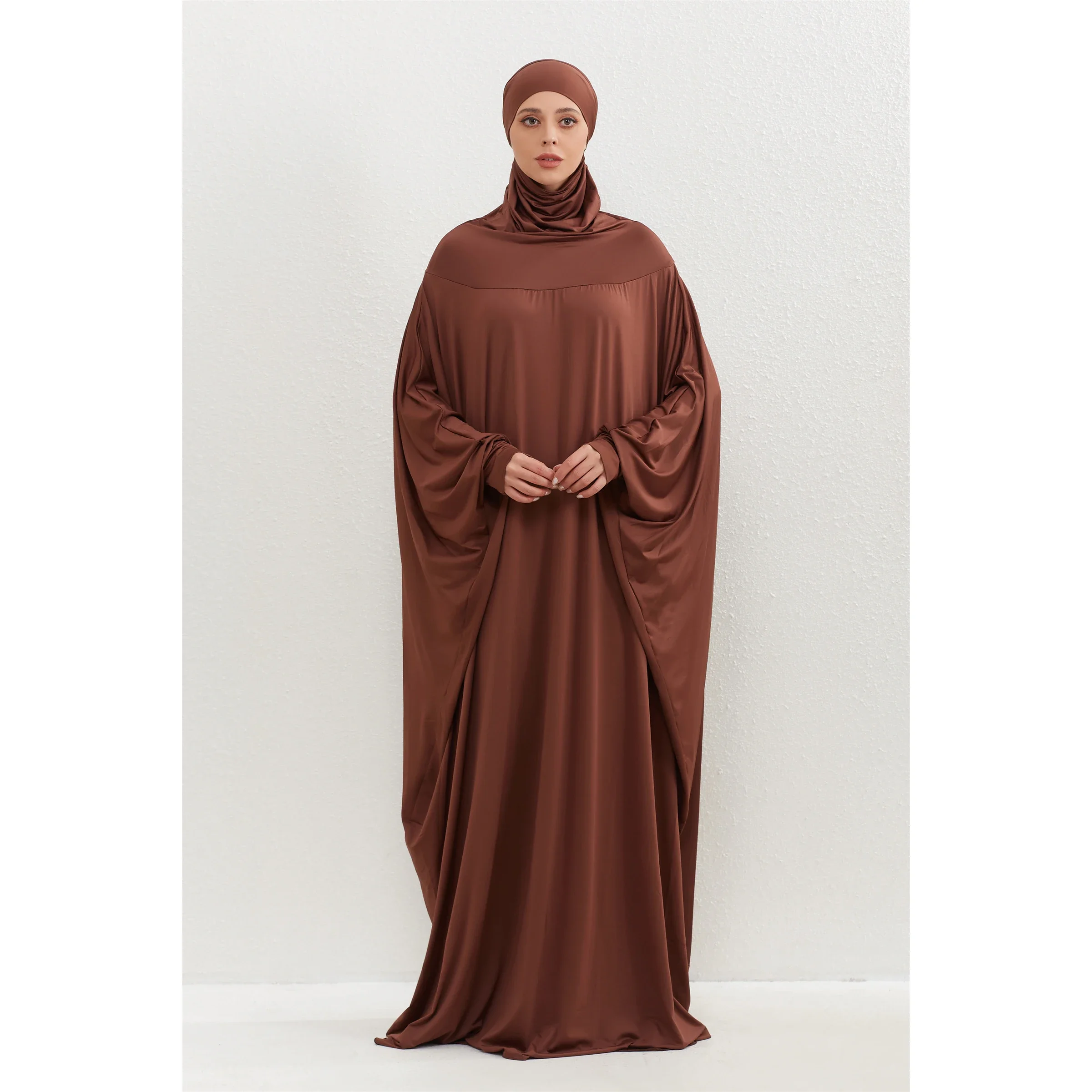 Hooded Muslim Prayer Abaya Dress Secb9de306d7f4ea08984dc299e4809c1x