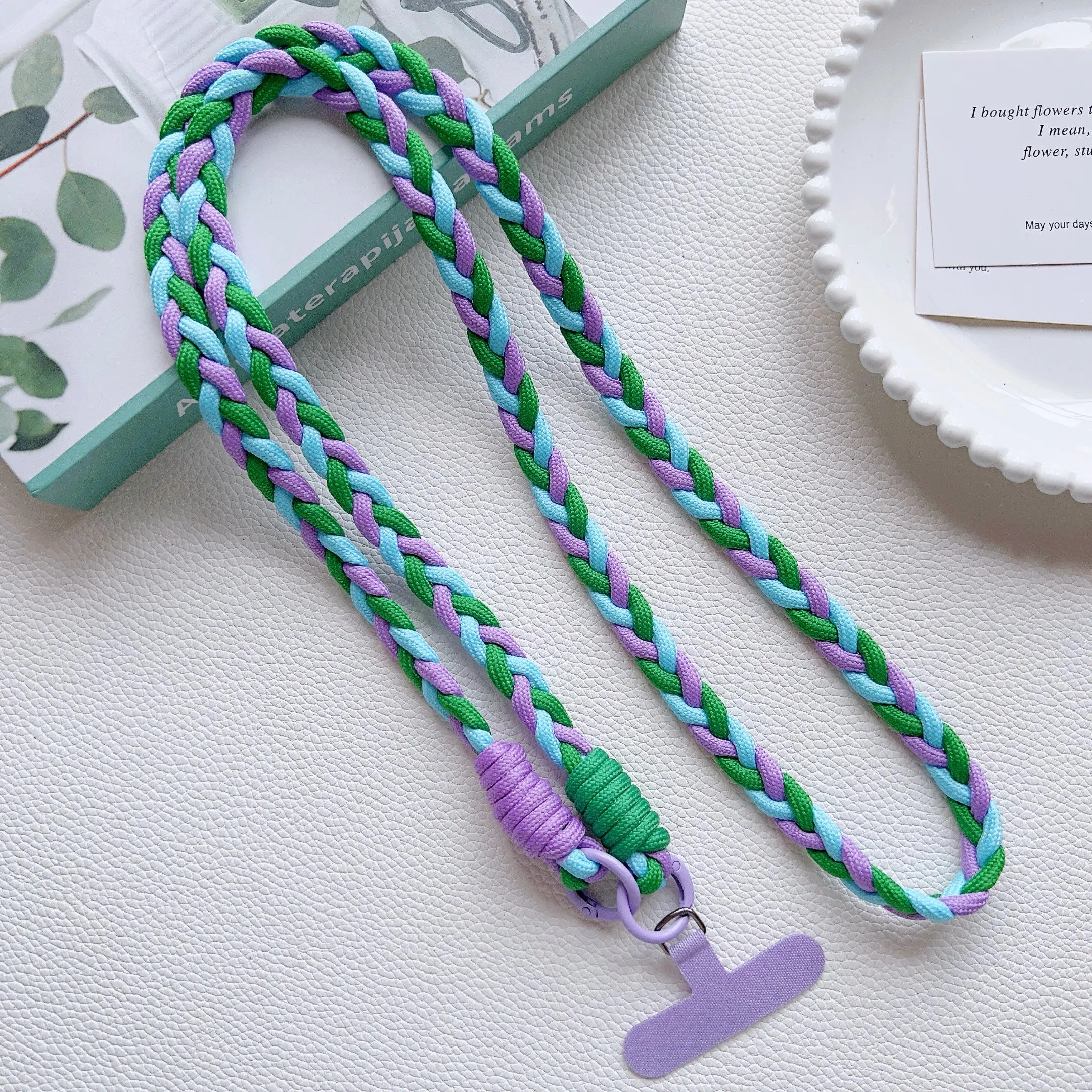 Stylish DIY Woven Crossbody Phone Lanyard