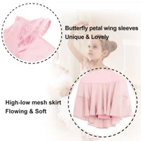 Girls Ballet Leotards for Dance Hollow Back Long Sleeve Skirted Dress for Dance(Toddler/Little Girl/Big Girl) - Image 5
