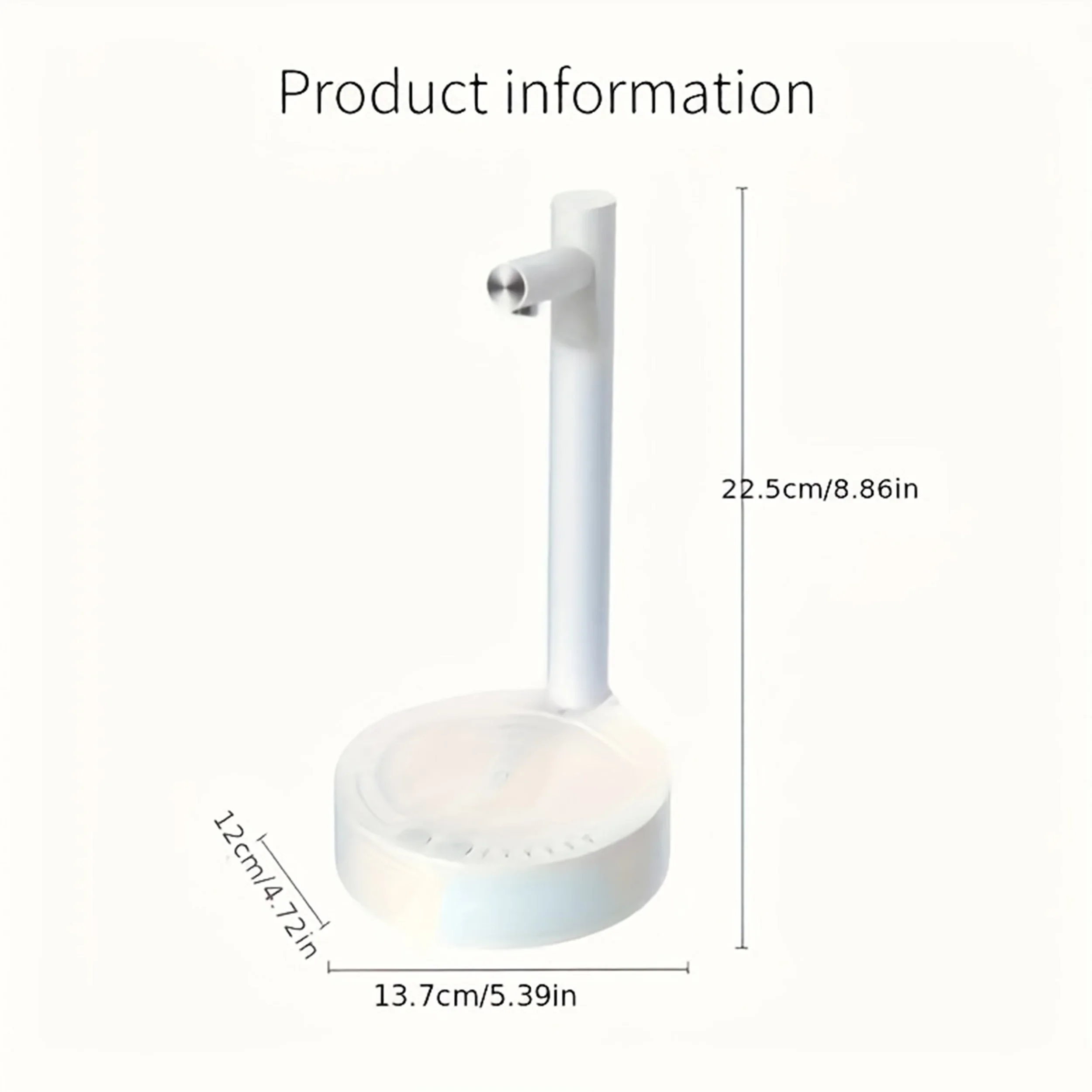 1 intelligent desktop water dispenser, outdoor bucket automatic water dispenser and absorption device.