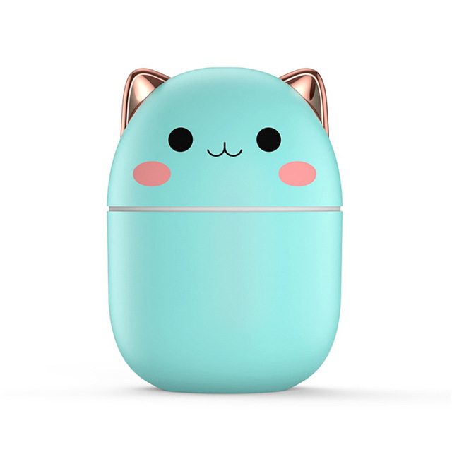 200ml Air Humidifier Cute Kawaii Aroma Diffuser With Night Light Cool Mist For Bedroom Home Car Purifier Humificador