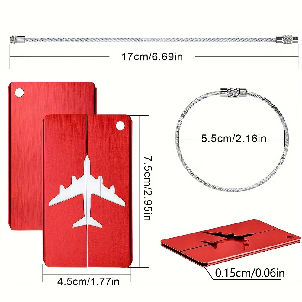 Aluminum Luggage Tag 2