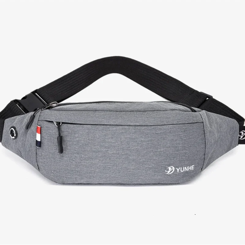 Zodaca Black Plus Size Fanny Pack for Women and Men, Fashion