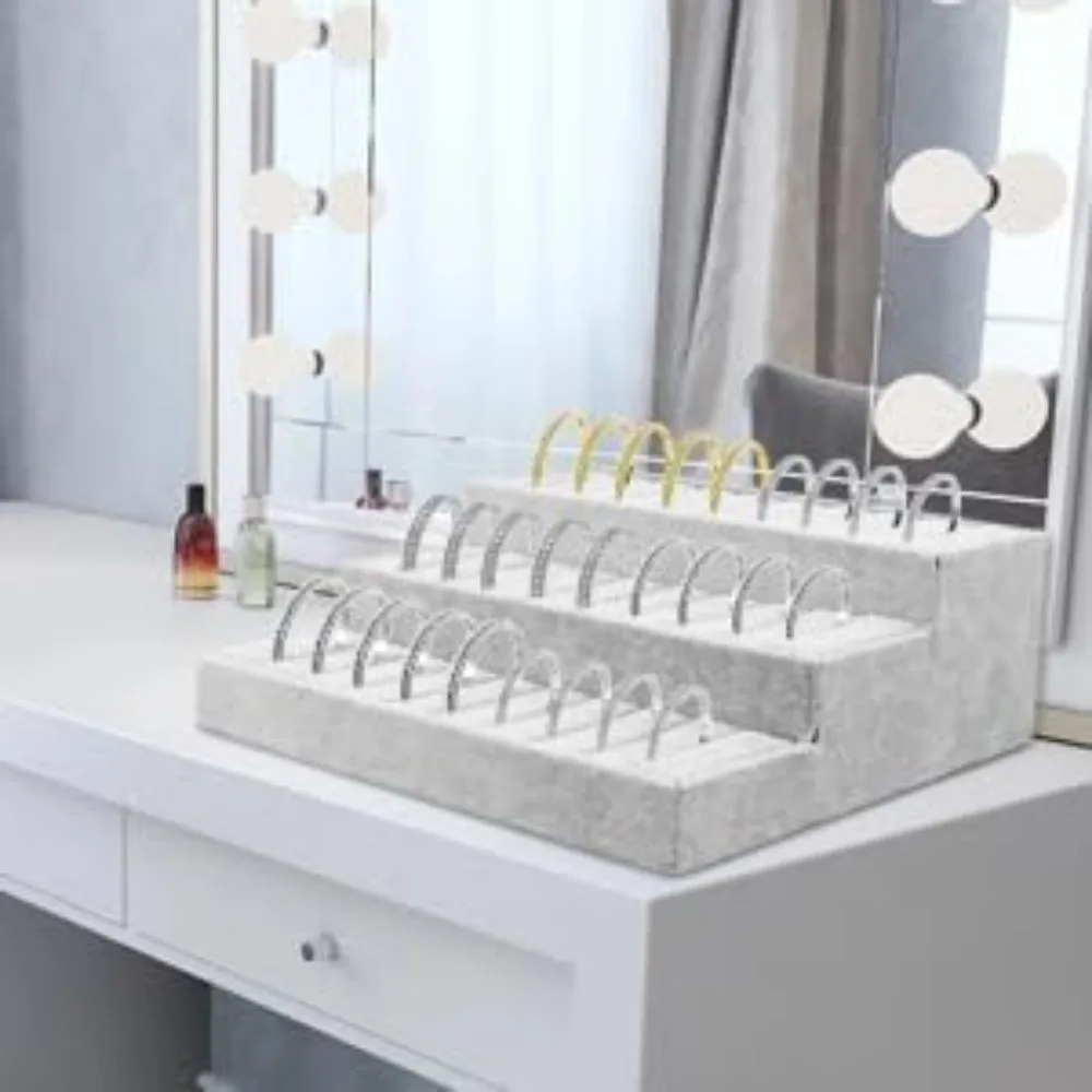 Bangle Display Tray - 30 Slot Showcase Organizer for Bangles 3-Tier Bangle Organizer Display Bracelets Tray Holder Jewelry 5