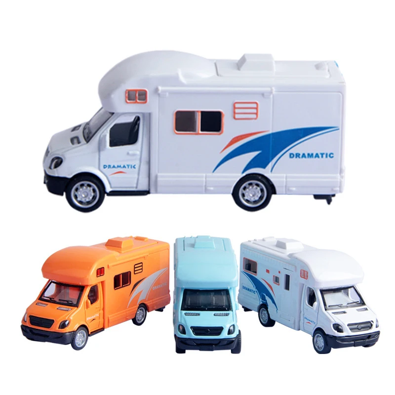 

Пластиковый фургон из сплава, туристическая модель автомобиля, сувенирное украшение, автомобиль для отдыха, игрушка для мальчиков, подарок на день рождения для детей