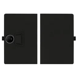 Premium PU Leather Tablet Cover with Stylus Holder - Handheld Design in Elegant Black for NXTPAPER 14 9194G (Black)
