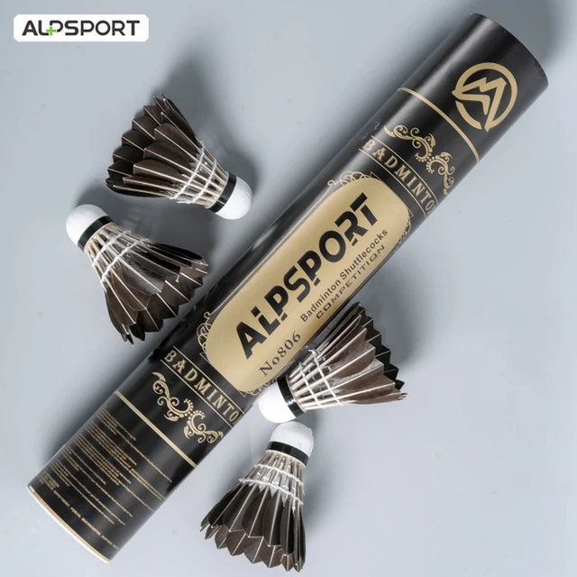 블랙 거위 깃털로 만든 배드민턴 셔틀콕: Alpsport 806 배드민턴 라켓의 장점과 특징