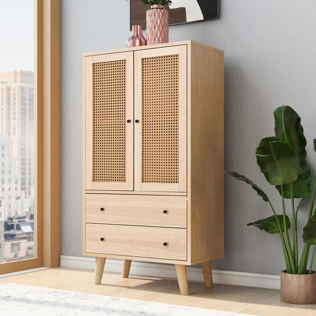 sideboard chest of drawers standing cabinet storage sideboard TV table with  doors sideboard with large storage space Offwhite - AliExpress