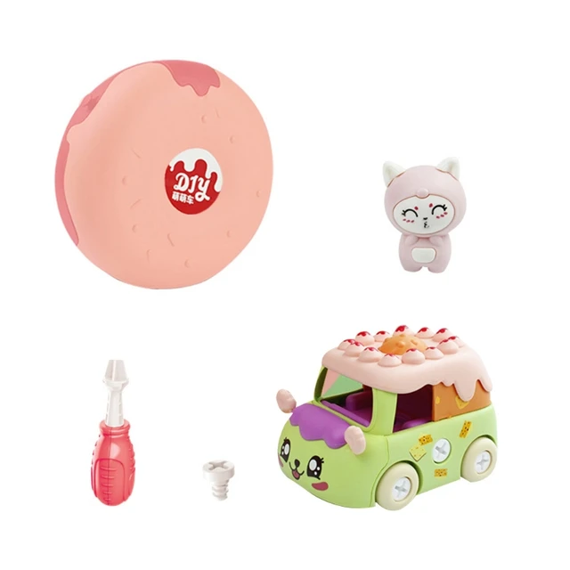 DIY Building Toys Construction 3D Puzzle Block with Screwdriver Storage Container 4Optional Function Model Car Kids Gift 4