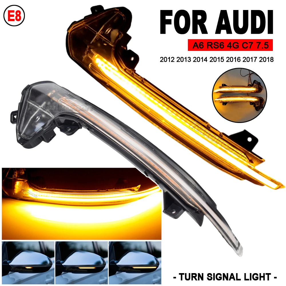 LED ̵  ̷ ǥñ  , ƿ A6 C7 C7.5 RS6 S6 4G 2012 2018 ̳  õ, 2x