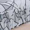 1/2/3/4 Seater Print Sofa Cover With Skirt Stretch Armchair Sofa Slipcover Elastic Chair Protector for Living Room 6
