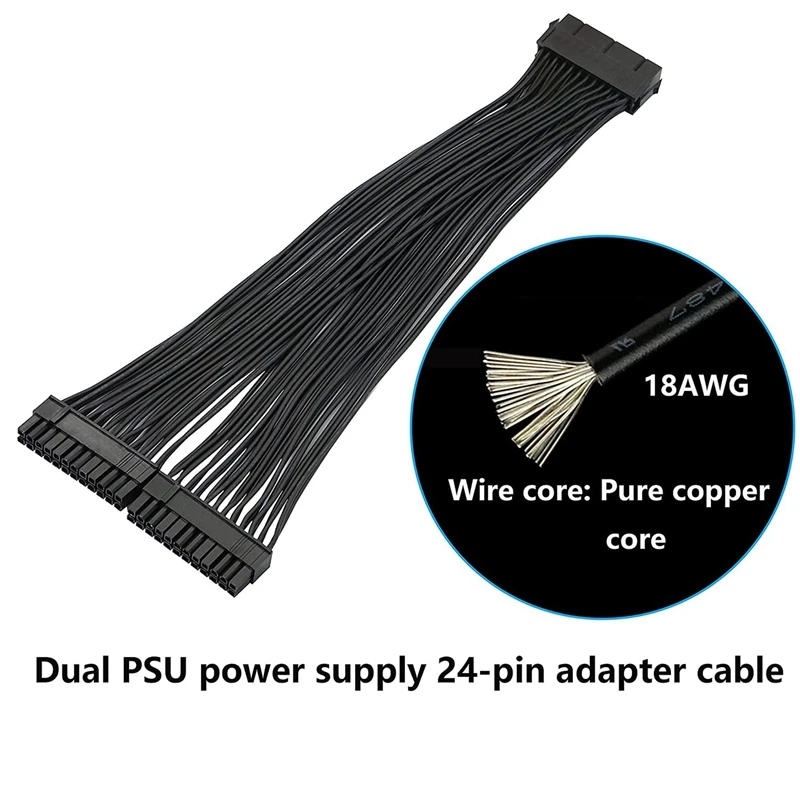 Power Supply 24-Pin ATX Motherboard Splitter Cable 24Pin(20+4) Extension Cable For ATX Motherboard power supply,switching power supply
