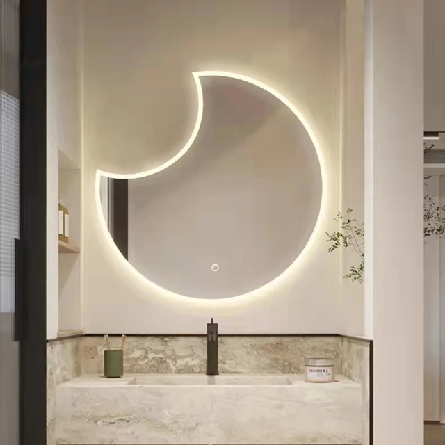 Eve Frameless Irregular Wall Mirror with Backlit LED (3 Sizes)