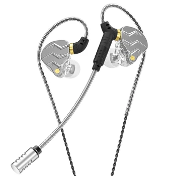 Auricolari da Gaming con Microfono HD, Cuffie Cablate con Bassi HIFI, Auricolari con Gancio per Orecchio, Riduzione del Rumore