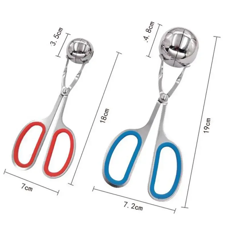 Meatball Maker 304 Stainless Steel Meatball Sandwich Meatball Maker Food Clip Stuffing Meatballs DIY Fish Ball Egg Ball Machine Kitchen Tools