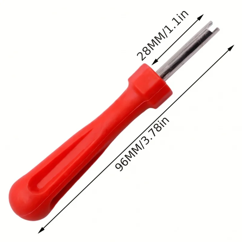 Tire Valve Stem Core Remover 1PC Slotted Handle Screwdriver for Car Bicycle