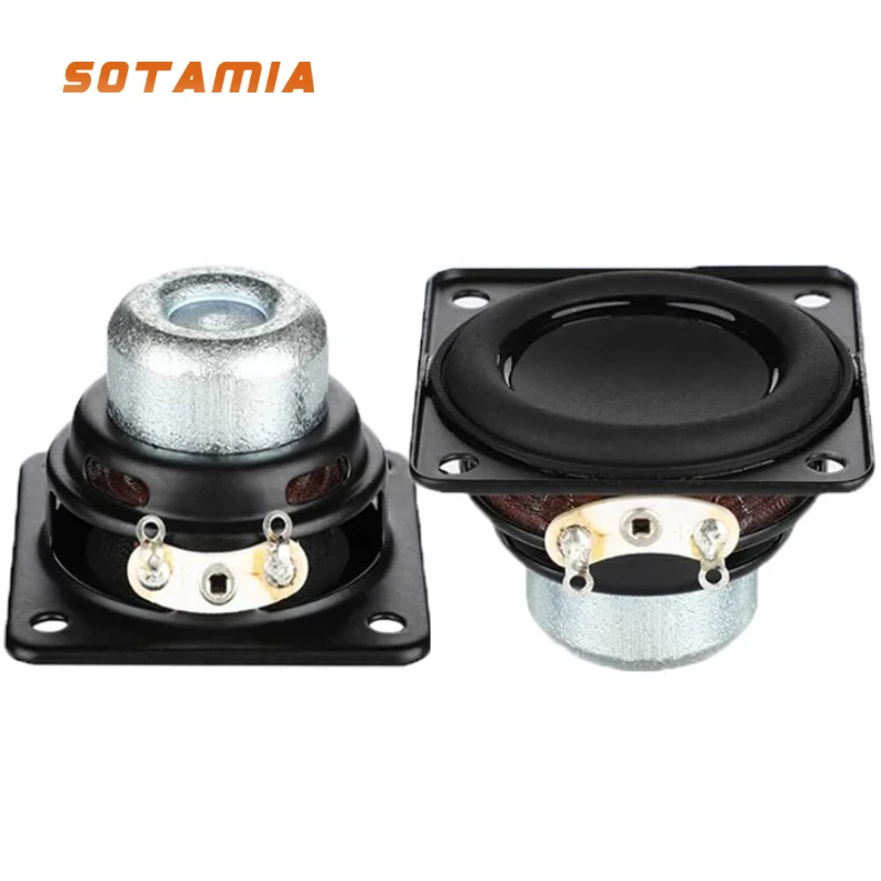 52MM Mini Full Range Auido Speaker 4 Ohm 10W Neodymium Home Music 2 Inch Bass Loudspeaker DIY Bluetooth Sound Box 2Pcs mini bluetooth speaker audio speaker