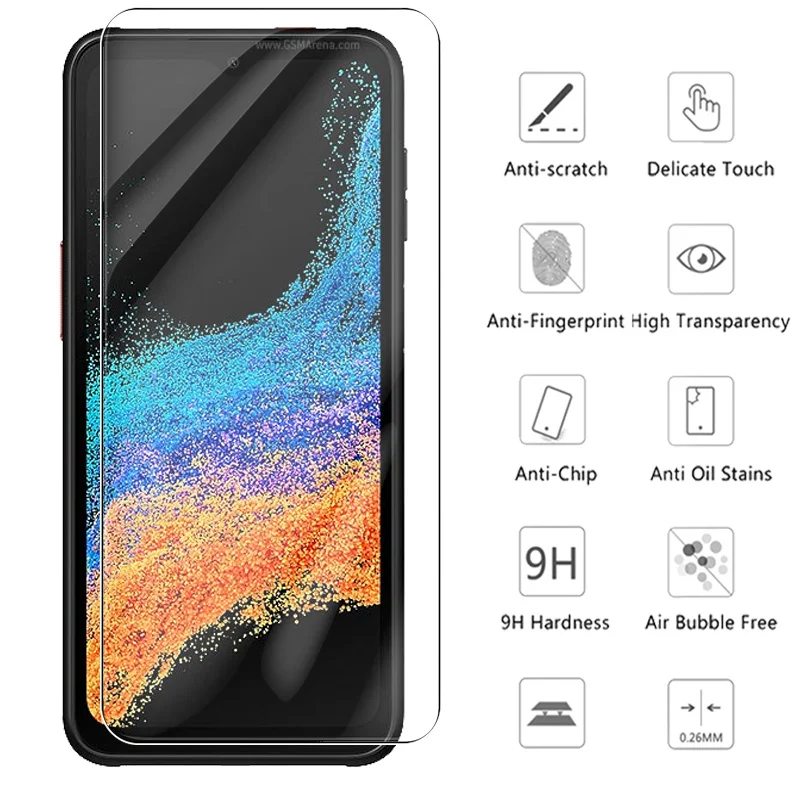 4Pcs Tempered Glass For Samsung Galaxy Xcover Pro 2 Pro2 Xcover6 Pro sumsung X cover 6 6Pro Case Protective Armor Film Cover screen protector tempered glass