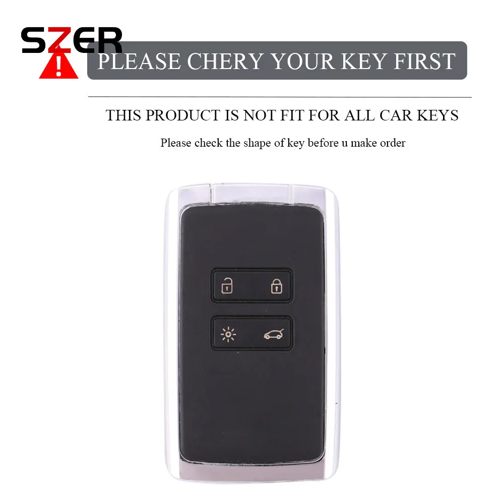 TPU Car Smart Key Case Cover Shell Fob For Renault Koleos Kadjar Clio Megane Captur Espace Kangoo Sandero Talisman Accessories