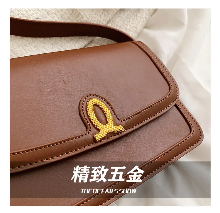 Feminina de um Novo na Moda Bolsa de Moda Couro Texturizado Bolsa Ombro Primavera Marca All-match Messenger Pequeno Quadrado 2022 4 Computers & Electronics