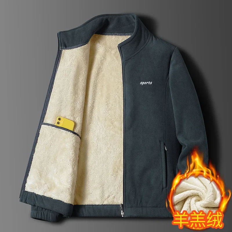 

Куртка-бомбер мужская осенне-зимняя Толстовка Куртка корейская мода пальто с меховой подкладкой теплая Военная мотоциклетная куртка высокого качества